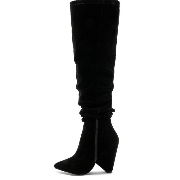 Raye: Rodeo Boot (OVER THE KNEE) black suede - Picture 1 of 13